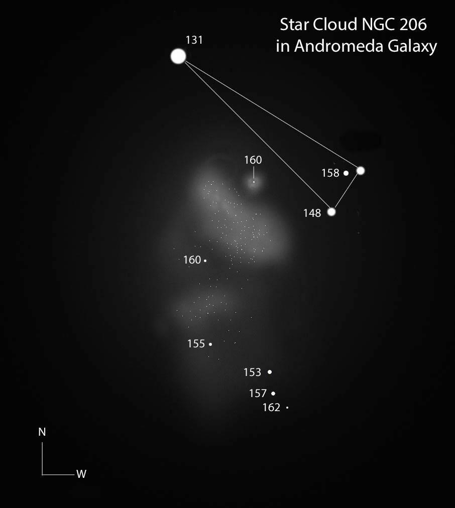 NGC 206星云的草绘